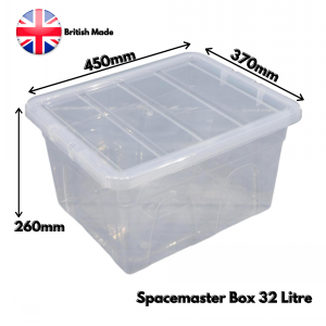 Spacemaster Storage Box & Lid Size 08 (32 Litre)